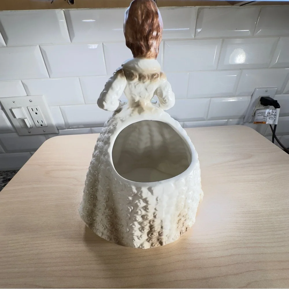 1963 Relpo SAMSON IMPORT Bride FIGURINE PLANTER Mid Century MCM Stamped 1945